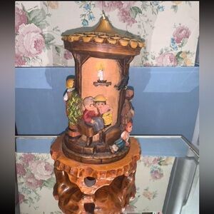 Vintage Hand Carved German Candle